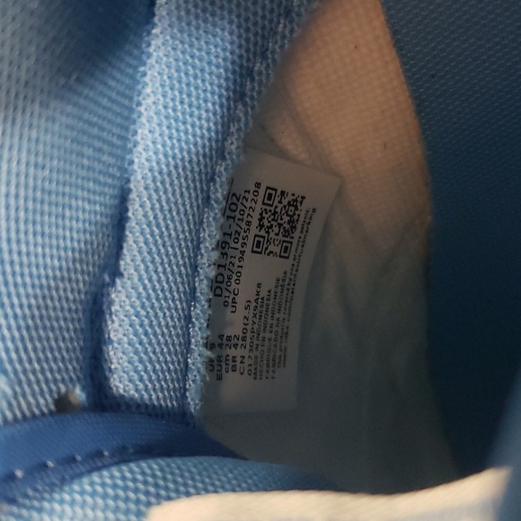 Nike dunk low blue and white colourway size 10 - Picture 8 of 8